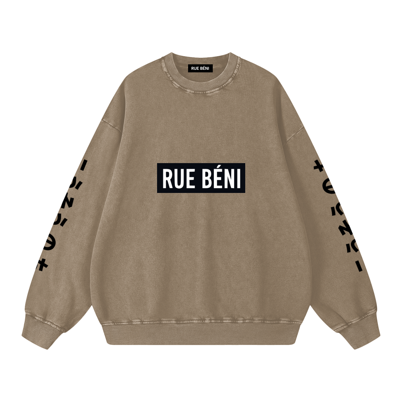 Snow Washed Oversized Sweatshirt