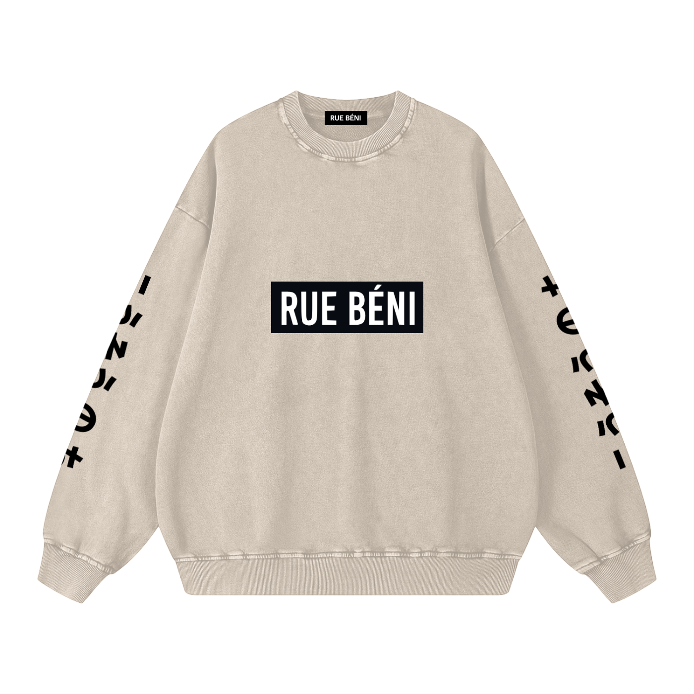 Snow Washed Oversized Sweatshirt