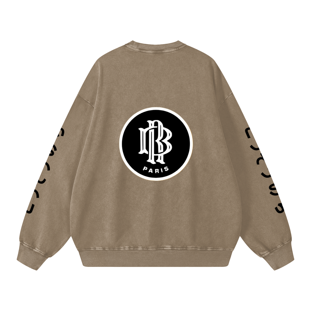 Snow Washed Oversized Sweatshirt