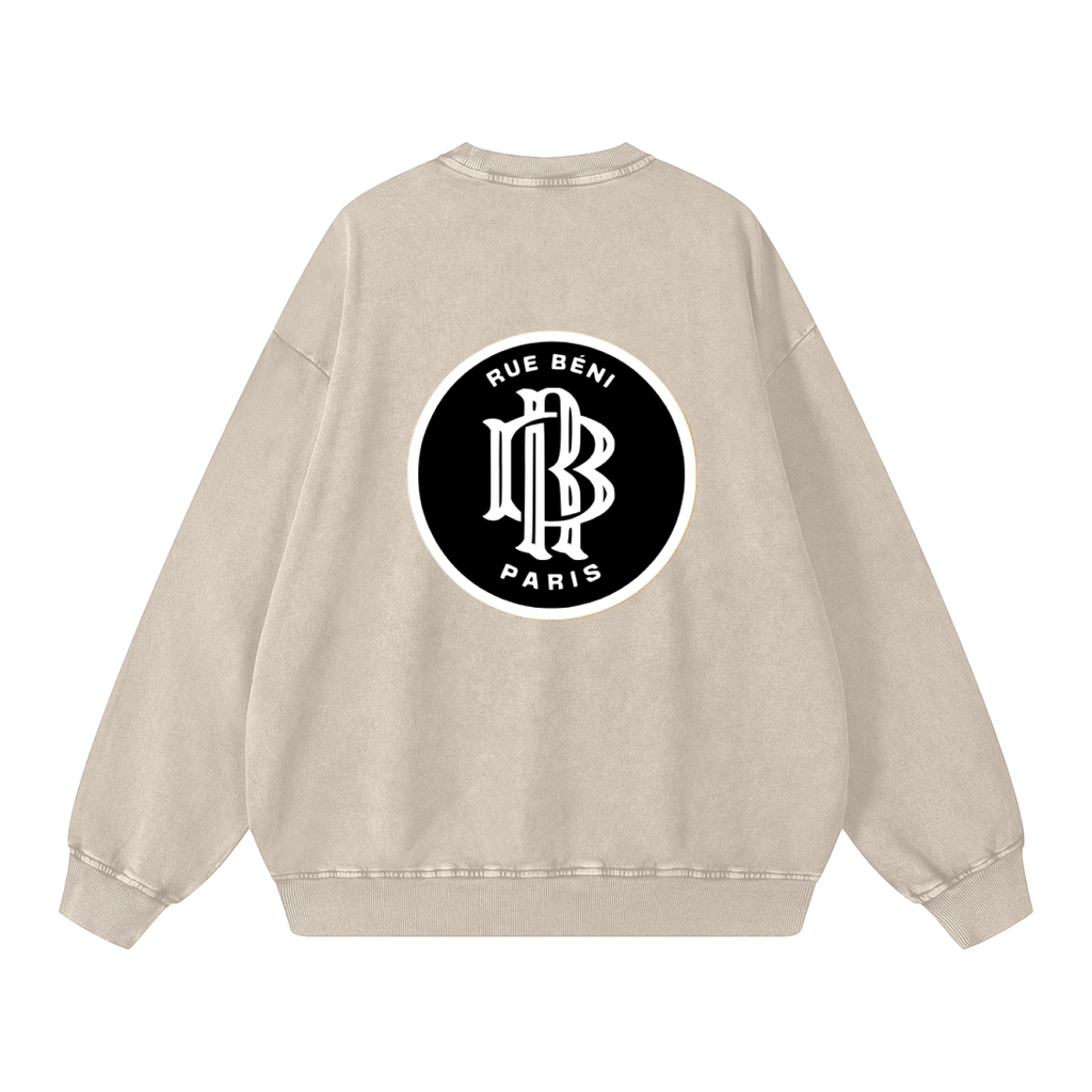 Snow Washed Oversized Sweatshirt