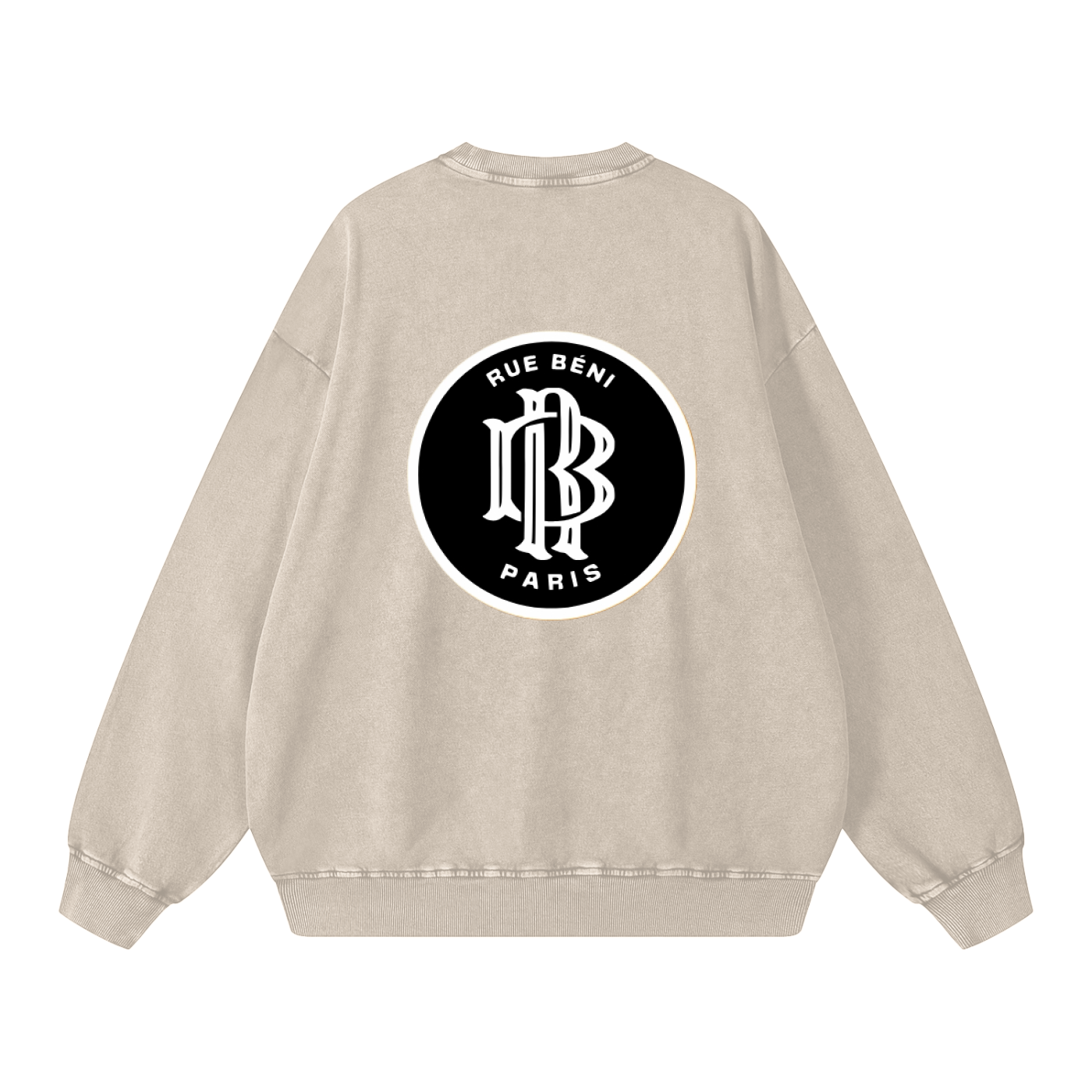 Snow Washed Oversized Sweatshirt