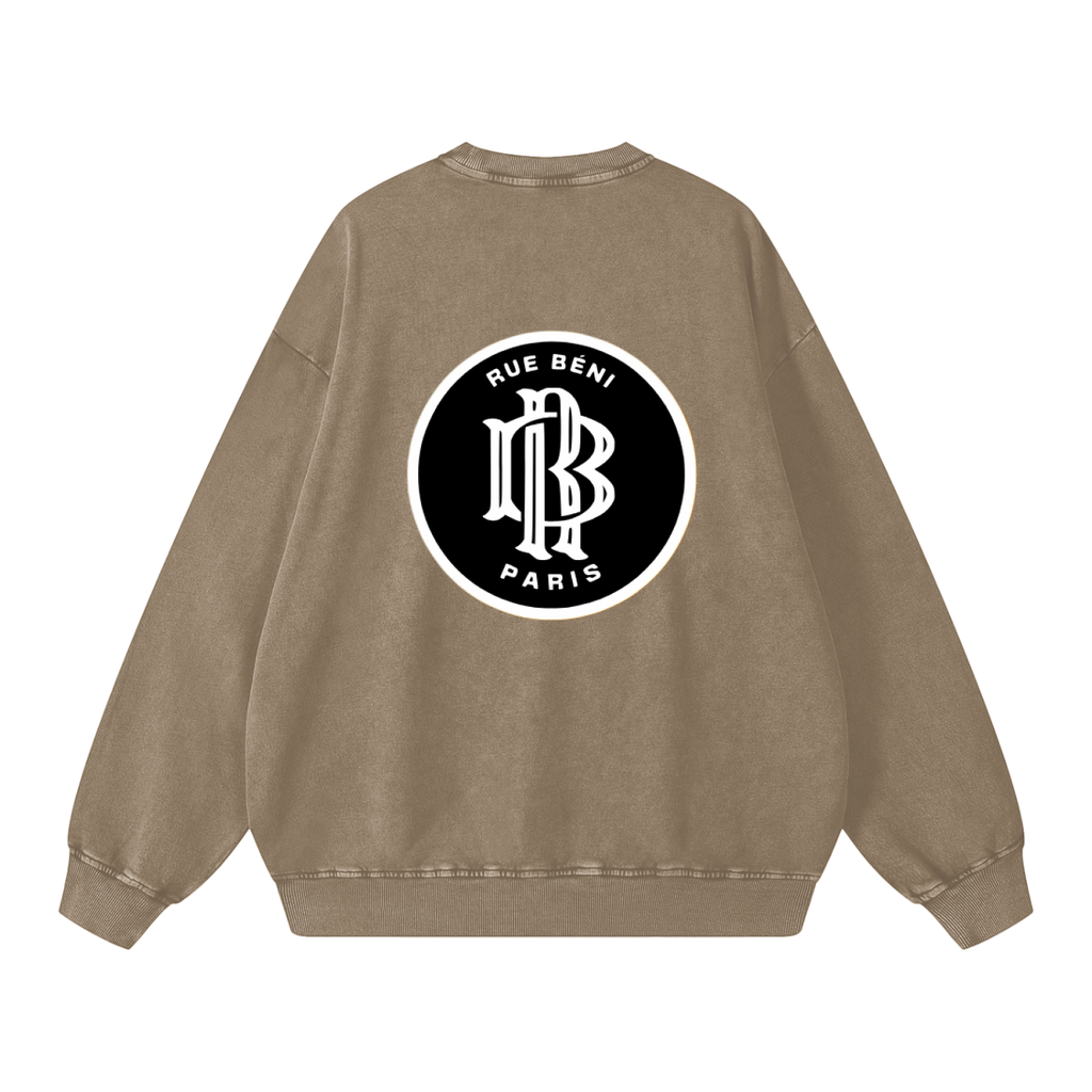 Snow Washed Oversized Sweatshirt