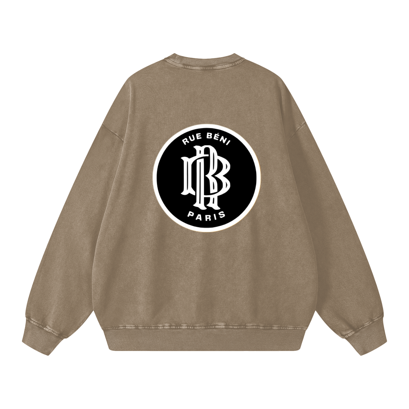 Snow Washed Oversized Sweatshirt