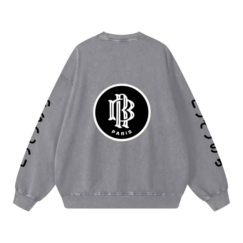 Snow Washed Oversized Sweatshirt