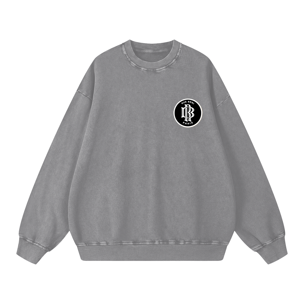 Snow Washed Oversized Sweatshirt