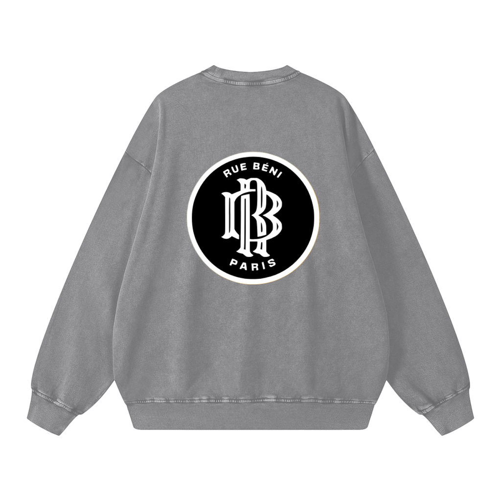 Snow Washed Oversized Sweatshirt