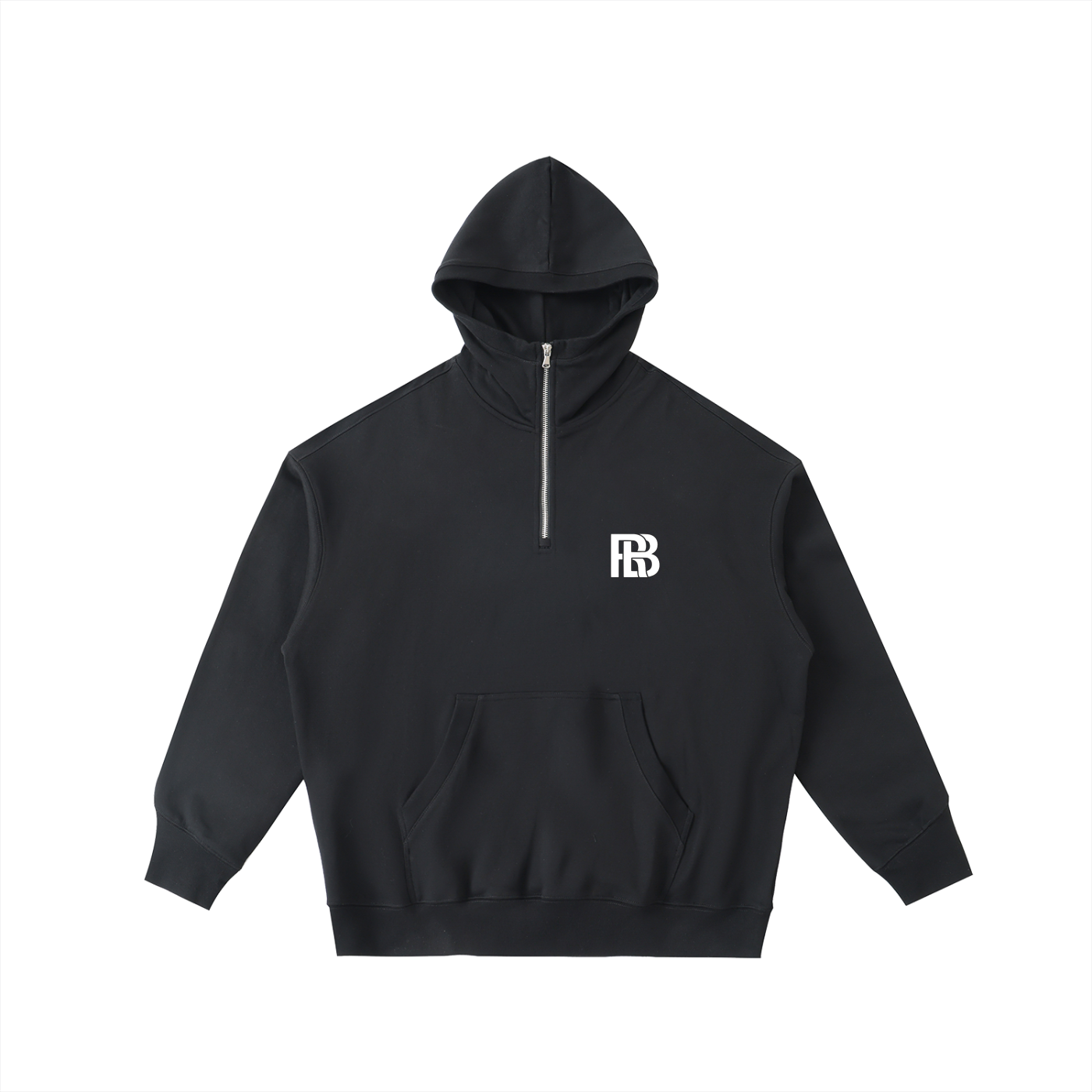 Big Hood Half-Zip Fleece Hoodie