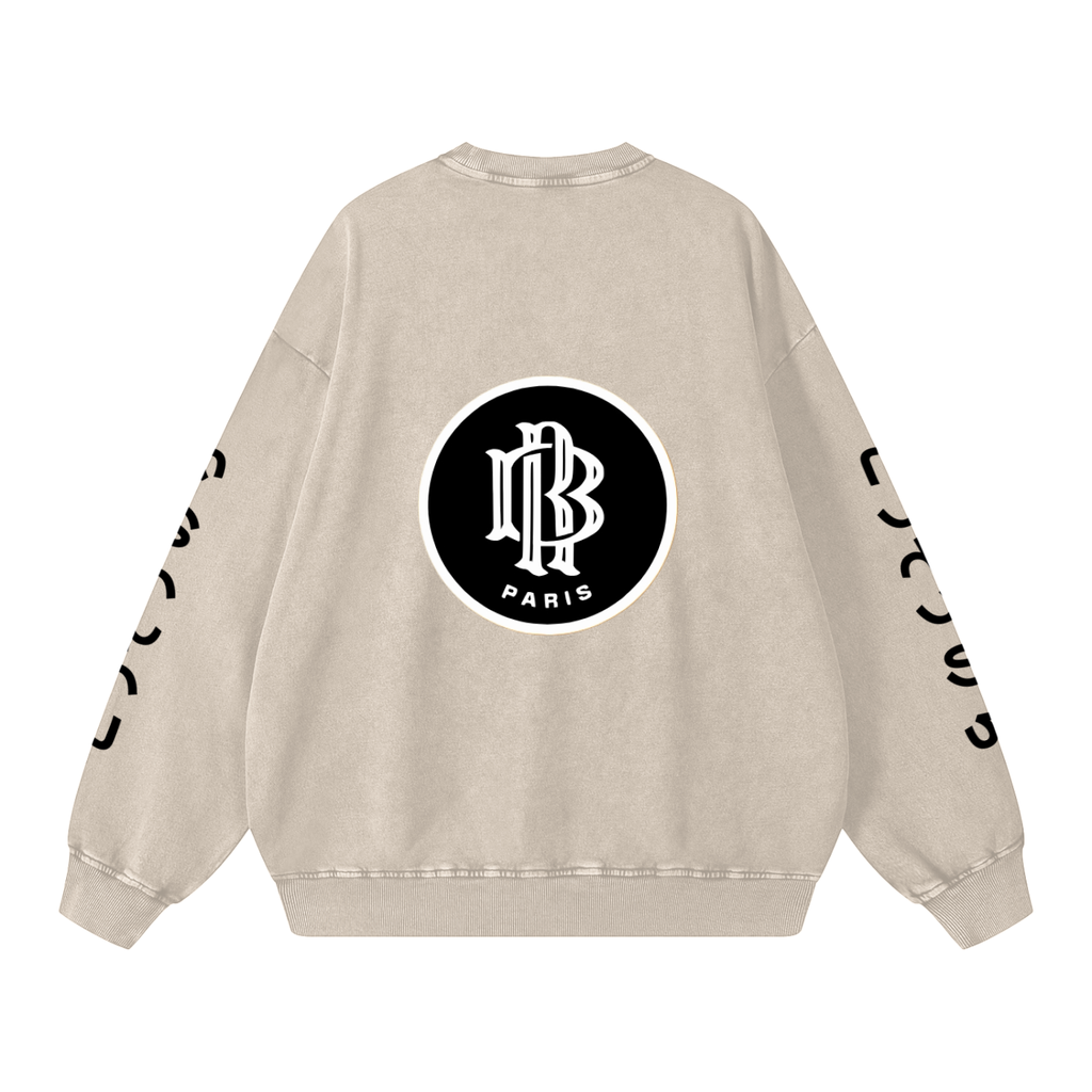 Snow Washed Oversized Sweatshirt