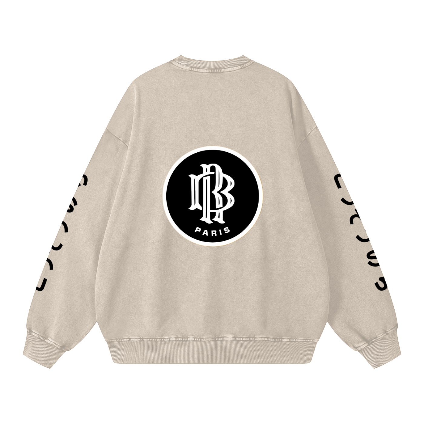 Snow Washed Oversized Sweatshirt