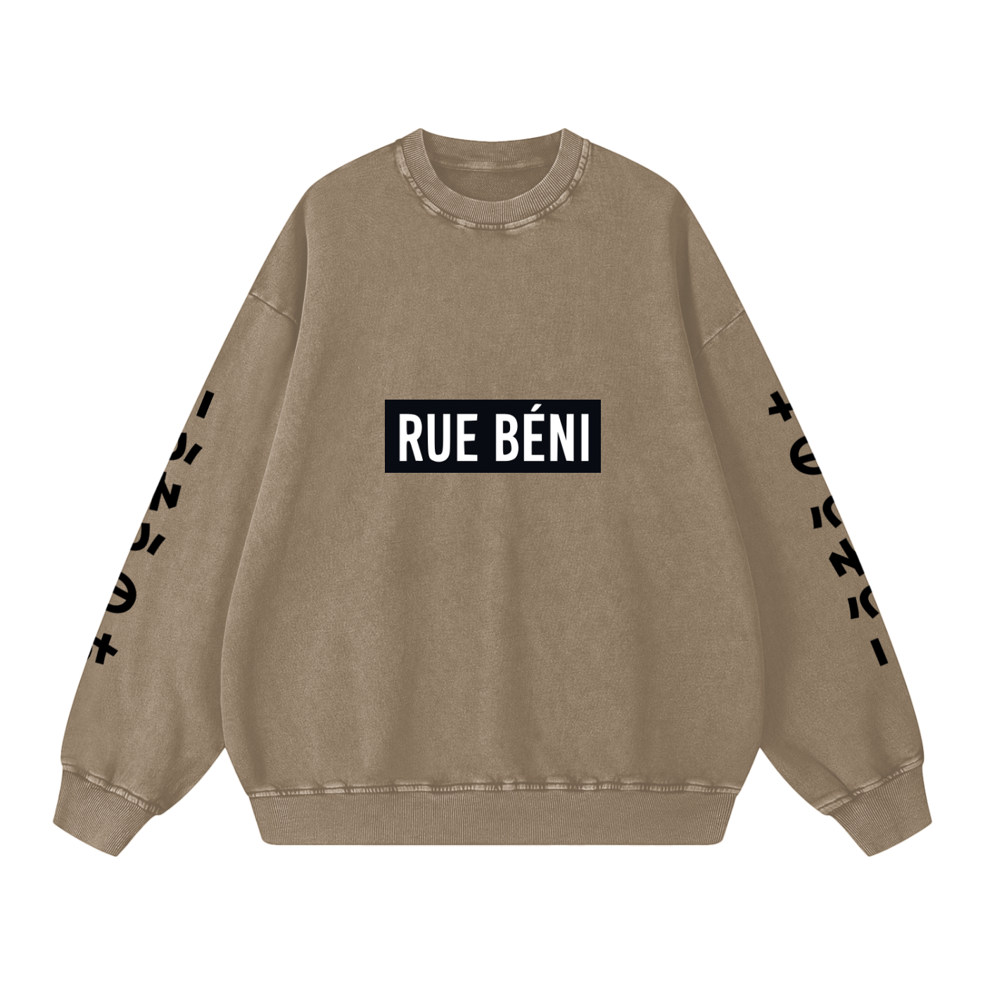 Snow Washed Oversized Sweatshirt